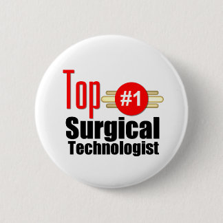 Topchirurgische technicus ronde button 5,7 cm