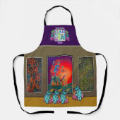 Topeka Art Guild Gallery All-Over Print Schort (Voorkant)