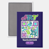 Topeka Art Guild Magnet Magneet (Voorkant / Achterkant)