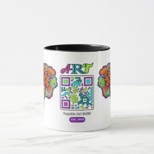 Topeka Art Guild QR Code Mug (Centre)