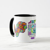 Topeka Art Guild QR Code Mug (Devant gauche)