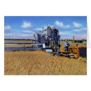 Topeka Kansas Harvesting Wheat