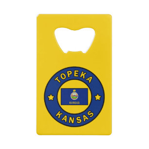 Topeka Kansas Kredietkaart Flessenopener
