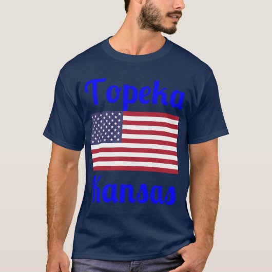 Topeka Kansas Stylish Prints2 T-shirt (Voorkant)