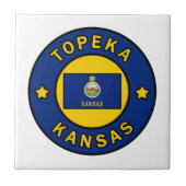 Topeka Kansas Tegeltje (Voorkant)