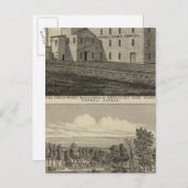 Topeka Starch Worksand Residence of DM Howard Briefkaart (Voorkant / Achterkant)