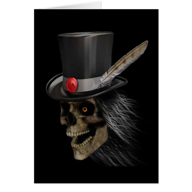 tophat skully Card (Devant)