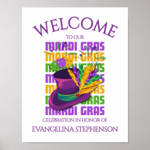 Tophoedveren MARDI GRAS Poster
