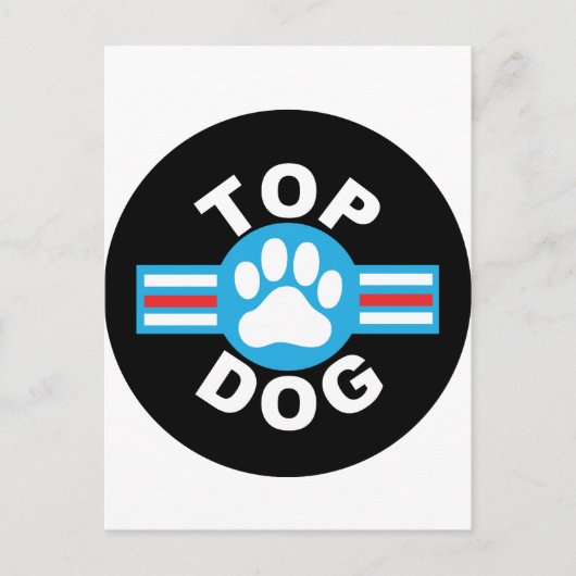 tophond briefkaart (Voorkant)