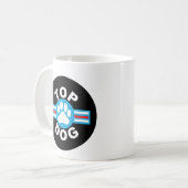 tophond koffiemok (Voorkant links)