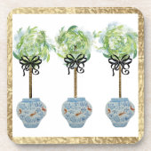 Topiacés Dessous de verre de jarres de gingembre b (Devant)