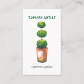 Topiary Artist Visitekaartje (Voorkant)