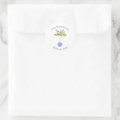 Topiary au citron - Stickers ronds (Sac)