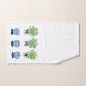 Topiary Blue en White Ginger Jar Bad Handdoek (Handdoek)