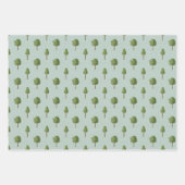 Topiary Garden Set van 3 cadeauverpakking Inpakpapier Vel (Voorkant 2)