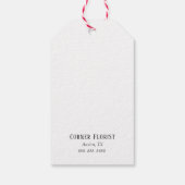 Topiary Hartelijk dank voor de ondersteuning van k Cadeaulabel (Achterkant)
