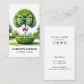 Topiary Landscape Designer Visitekaartje (Voorkant / Achterkant)