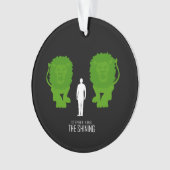 Topiary Lions Ornament (voorkant)