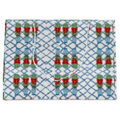 Topiary met Kerstmis Chinoiserie Bamboo Groot Cadeauzakje (Voorkant)