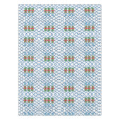 Topiary met Kerstmis Chinoiserie Bamboo Tafelkleed (Voorkant)