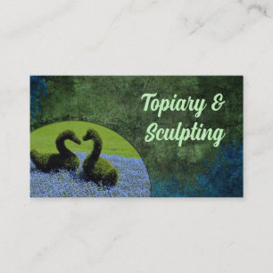 Topiary & Sculpting Custom Shapes Gardener Service Visitekaartje