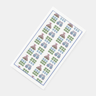 Topiary Staffordshire Dogs Ginger Jar Servet