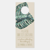 Topische Monstera Tan Gold niet storen bruiloft (Voorkant)