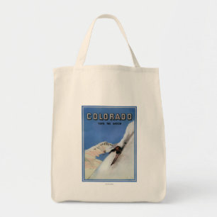 Topjes het Nation - Skiing Promotional Poster Tote Bag