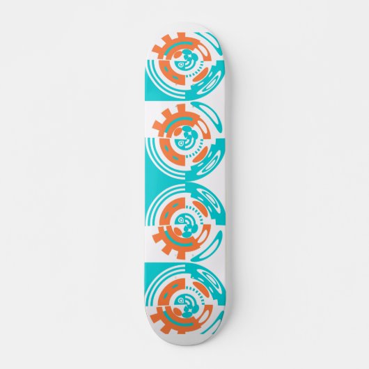 Topjes spinnen Skateboard (Voorkant)