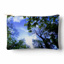 Topjes van de groene bomen