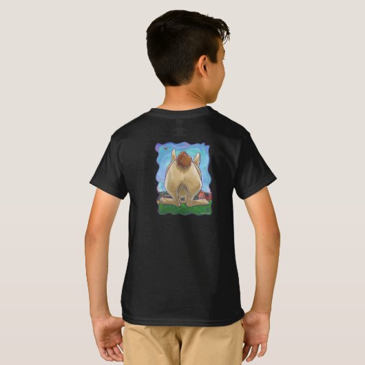 Topjes van konijnendieren t-shirt (Achterkant volledig)