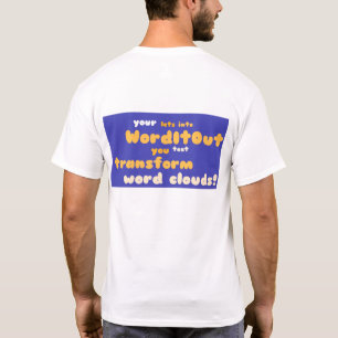 Topjes van mannen: achterlay-out t-shirt