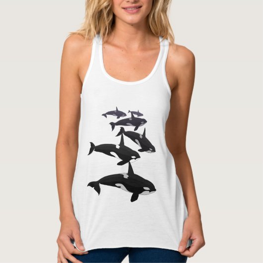 Topjes voor de Tanktop Orca Orca (Voorkant)