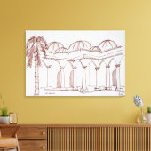 Topkapi Palace | Istanbul, Turkije Canvas Afdruk (Insitu (Woonkamer))