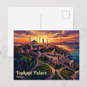 Topkapi-paleis Turkije Briefkaart (Voorkant / Achterkant)