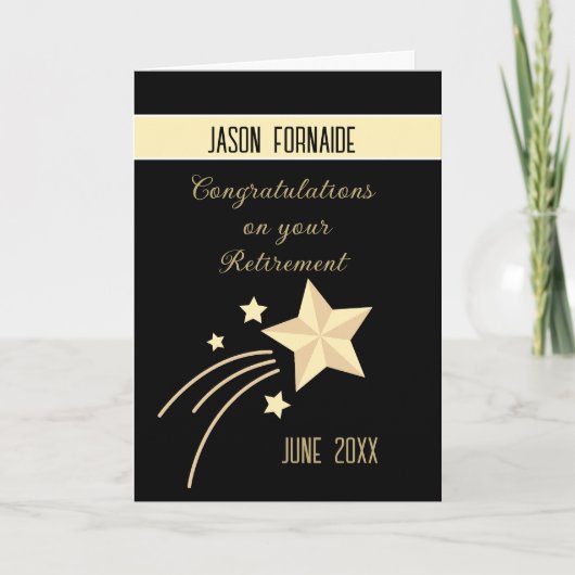 Topkeuze! Aangepaste pensioenkaart Kaart (Voorkant)