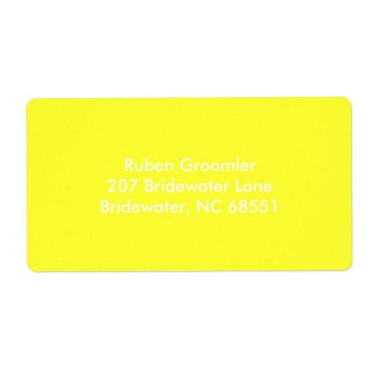 Topkleurig Etiket (Voorkant)