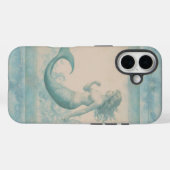 Topless zeemeermin Case-Mate iPhone case (Achterkant (horizontaal))