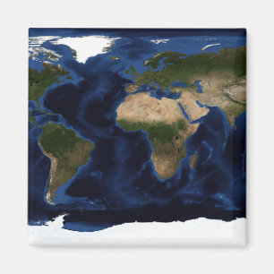 Topografie en bathymetrische verdeling van de voll magneet