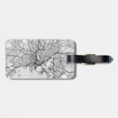 Topografie van Boston City Map Bagagelabel (Achterkant horizontaal)