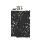 Topografie Zwarte kaart Heupfles (Links)