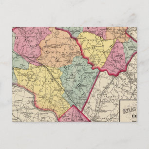 Topografische atlas van de provincies Maryland 2 Briefkaart