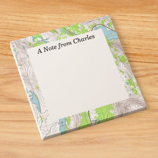 Topografische kaart Gepersonaliseerd Post-it® Notes