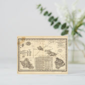 Topografische kaart van de Hawaï (1893) (Staand voorkant)