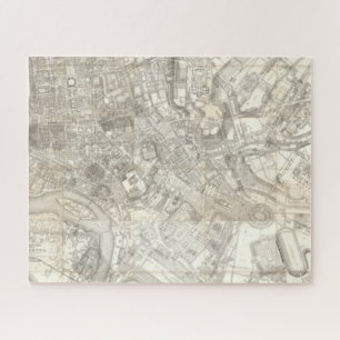 Topografische kaart van het oude Rome, Italië Legpuzzel