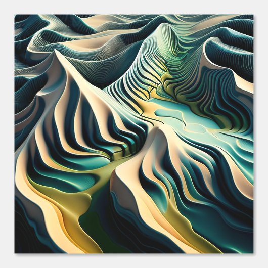 Topographic Currents Behang (Voorkant)