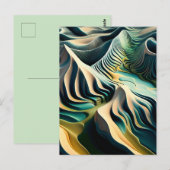 Topographic Currents Briefkaart (Voorkant / Achterkant)