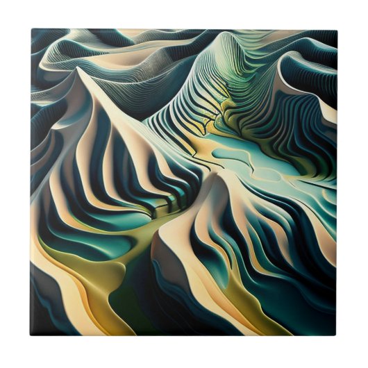 Topographic Currents Tegeltje (Voorkant)