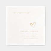 Topographie minimale Cœur Anniversaire de mariage (Recto)