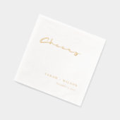 Topographie minimale simple et élégante Mariage (Gauche)